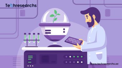 A scientist working with bioprocessing equipment in a laboratory.