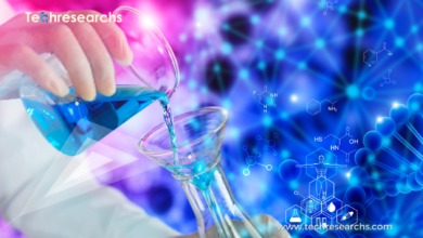 A picture showing a person and Biotech problem solving
